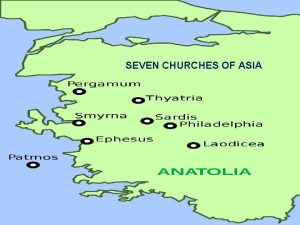 SEVEN CHURCHES OF ASIA Jesus my faith Rev