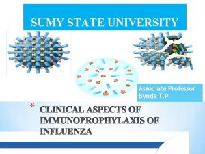 SUMY STATE UNIVERSITY Associate Professor Bynda T P