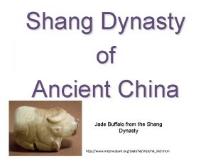 Shang Dynasty of Ancient China Jade Buffalo from