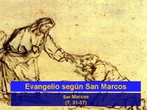 Evangelio segn San Marcos 7 31 37 Lectura