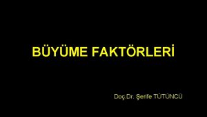 BYME FAKTRLER Do Dr erife TTNC Byme faktrleri