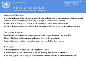 Note by the secretariat Informal document GRB65 08
