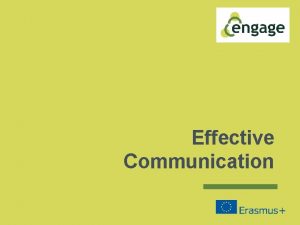 Effective Communication Effective Communication Model How We Communicate