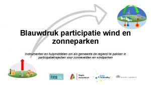 Blauwdruk participatie wind en zonneparken Instrumenten en hulpmiddelen