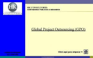 GPO Global Project Outsourcing HK CONSULTORES CONTADORES PUBLICOS