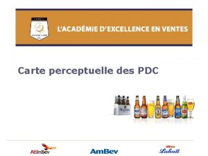 Carte perceptuelle des PDC Programme Profils des PDC