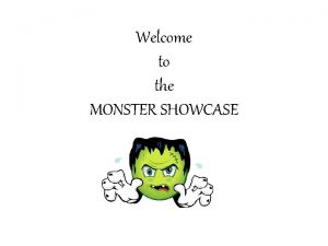 Welcome to the MONSTER SHOWCASE Monster Trivia Quiz