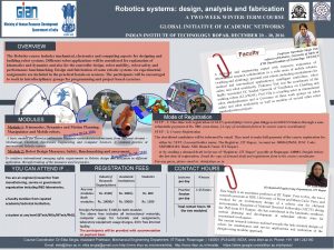 Robotics systems design analysis and fabrication A TWOWEEK