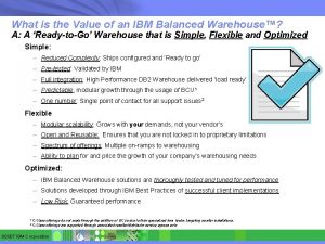 IBM Software Group Information Management software What is