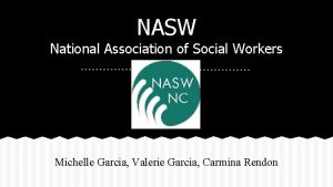 NASW National Association of Social Workers Michelle Garcia