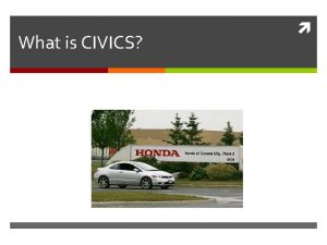 What is CIVICS What does CIVICS mean Civics