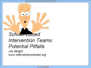 www interventioncentral org SchoolBased Intervention Teams Potential Pitfalls