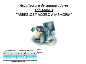 Arquitectura de computadores Lab Tema 3 ARREGLOS Y