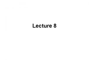 Lecture 8 Chapter 4 Understanding Entrepreneurship New Ventures