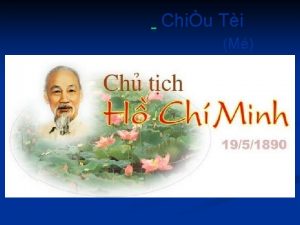 Chiu Ti M H Ch Minh Chiu ti
