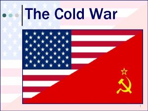 Cold war vocabulary