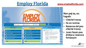 Employ Florida www employflorida com Nan paj sa