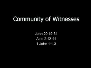 John 20:19-31 ceb