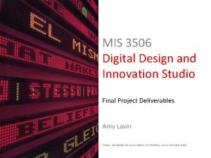 MIS 3506 Digital Design and Innovation Studio Final