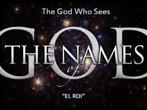 The God Who Sees EL ROI Background Genesis