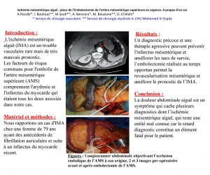 Ischmie msentrique aigu place de lEmbolectomie de lartre