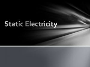 Static charge or static electricity refers to an