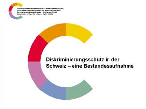 Diskriminierungsschutz in der Schweiz eine Bestandesaufnahme bersicht des