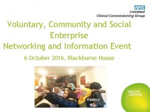 Voluntary Community and Social Enterprise Networking and Information