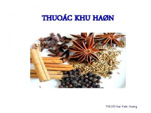 THUOC KHU HAN Th S DS Ha Van