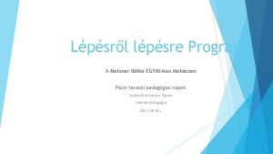 Lpsrl lpsre Program A Meixner Ildik EGYMIben Mohcson