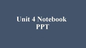 Unit 4 Notebook PPT Autocratic autocracy a country