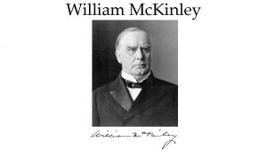 William Mc Kinley Elected in President from Political