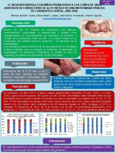 N de T 4016 EL NEURODESARROLLO EN NIOS