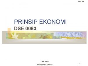 REV 00 00 REV PRINSIP EKONOMI DSE 0063