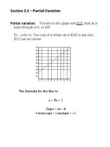 Section 3 3 Partial Variation Partial variation The