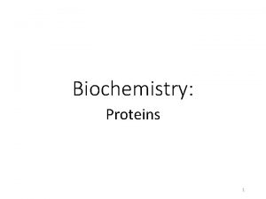 Biochemistry Proteins 1 Proteins Foods meats soy cheese