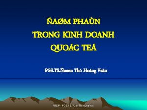 AM PHAN TRONG KINH DOANH QUOC TE PGS