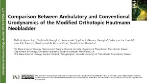 International Neurourology Journal 2015 19 265 271 Comparison