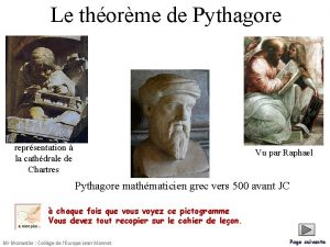 Le thorme de Pythagore reprsentation la cathdrale de