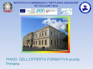 PIANO DELLOFFERTA FORMATIVA scuola Primaria Iscrizione Alunni Classi