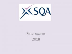 Final exams 2018 Paper work Your Exams 2018