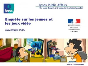 Enqute sur les jeunes et les jeux vido