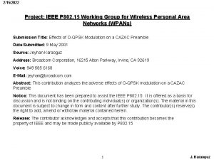 2152022 Project IEEE P 802 15 Working Group