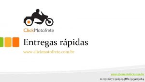 Entregas rpidas www clickmotofrete com br 11 2772