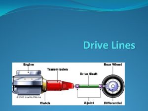 Drive Lines Drive Lines Transmissions Drive Shafts Differentials