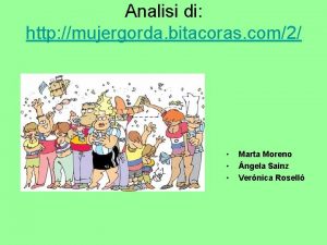 Analisi di http mujergorda bitacoras com2 Marta Moreno