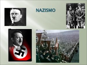 NAZISMO La Repubblica di Weimar NOME Citt in