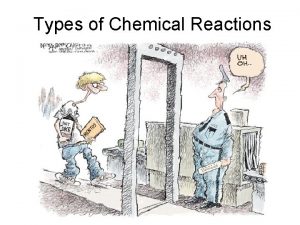 Types of Chemical Reactions Evidence of Chemical Reactions