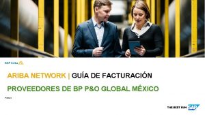 ARIBA NETWORK GUA DE FACTURACIN PROVEEDORES DE BP