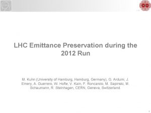 LHC Emittance Preservation during the 2012 Run M